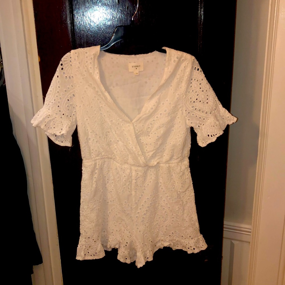 White summer romper
